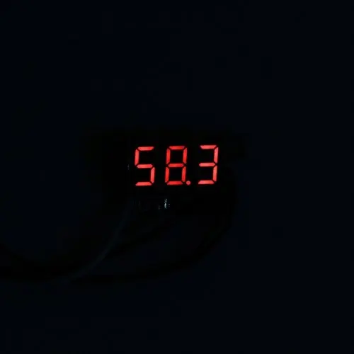 Цифровой мини Амперметр индикатор питания светодиодный красный 0 5А панельный