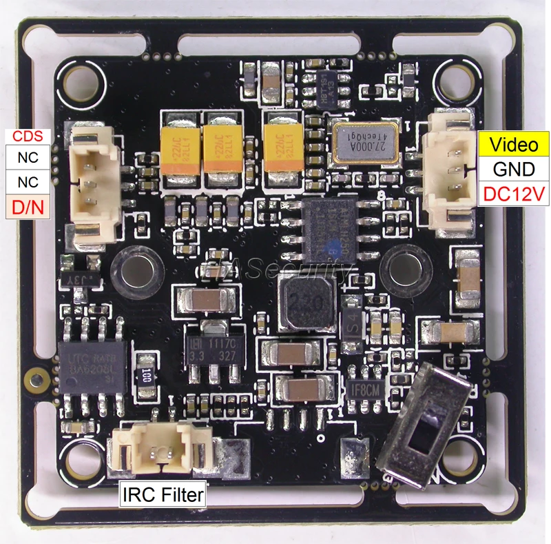 1/3 &quotPixelplus PC1099 CMOS датчик изображения камера безопасности Модуль платы блока