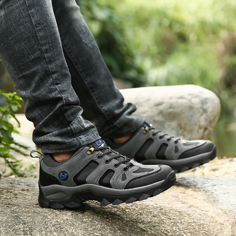 

2019 New Autumn Winter Sneakers Men Shoes Casual Outdoor Hiking Comfortable Mesh Breathable Male Footwear Non-slip