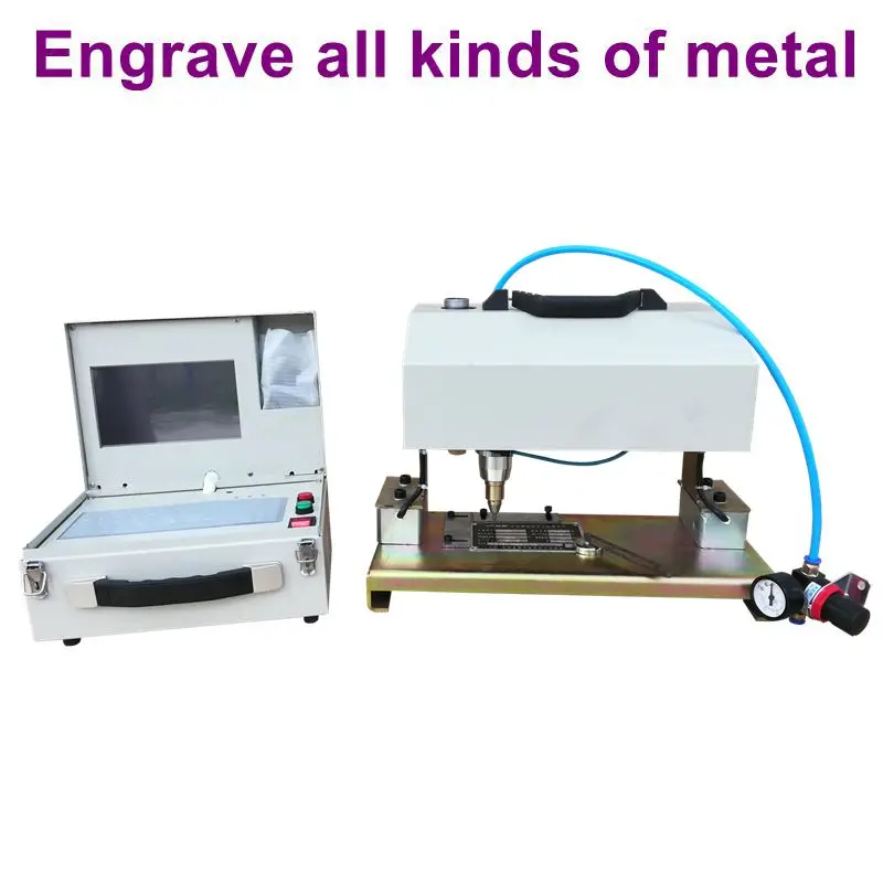 Hot sale Handheld metal engraving machine for chassis number Handheld dot peen metal chassis number marking machine 18090