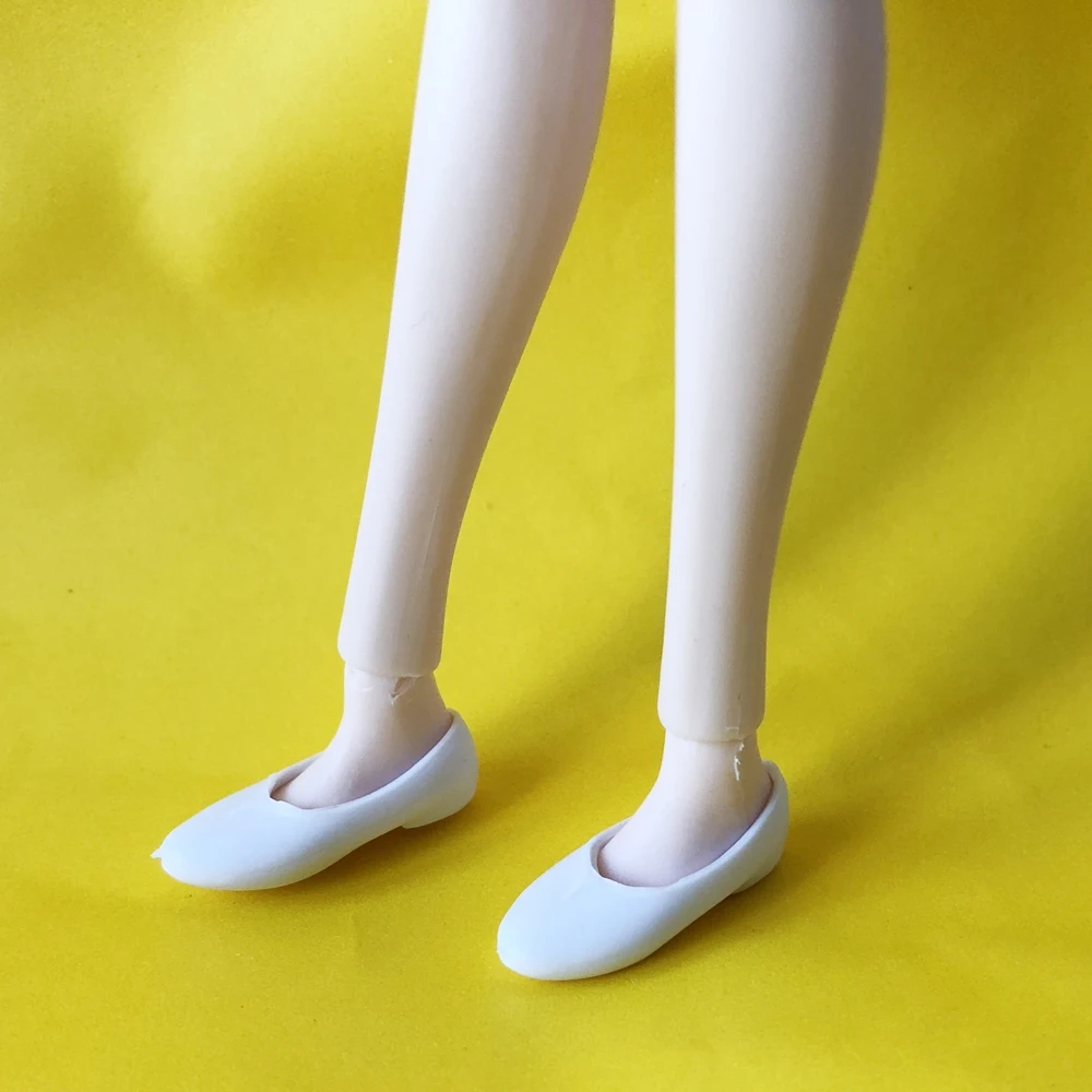 3 Pairs Plastic Mini Flat Doll Shoes For 1/6 BJD 30cm Foot for Cloth Accessories Girls | Игрушки и хобби
