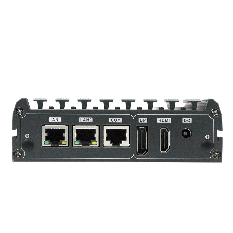 Пьезия безвентиляторный промышленный Мини ПК J1900 процессор 2 * I211 Lan WIFI /3G EMMC SSD