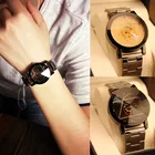 GEMIXI Прямая поставка модные часы из нержавеющей стали женские Кварцевые аналоговые наручные часы may2hy