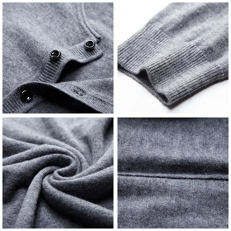 COODRONY свитер для мужчин Уличная мода Pull Homme осень зима чистая Мериносовая Шерсть свитера мягкий теплый кашемировый пуловер для мужчин 93008