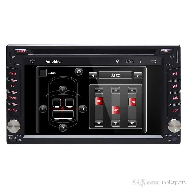 Универсальный 6," Автомобильный dvd-плеер на основе Android с AM/FM/BT GPS wifi с диагностическим разъемом и цифровым видеорегистратором/автомобильный ПК/Мультимедийная Главная панель аудио Радио стерео
