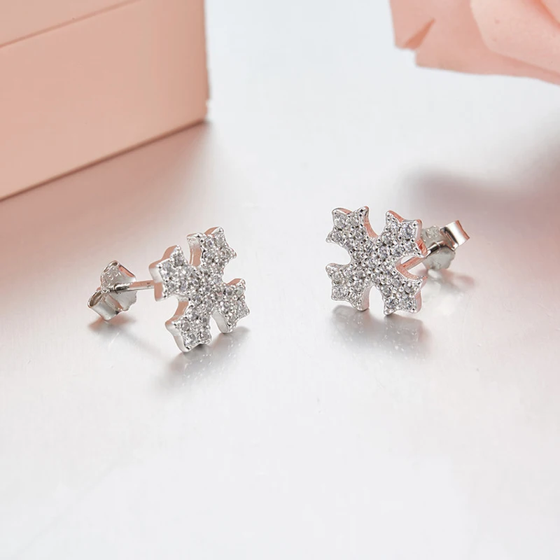Женские серьги из серебра 925 пробы с цирконом AAA | Украшения и аксессуары