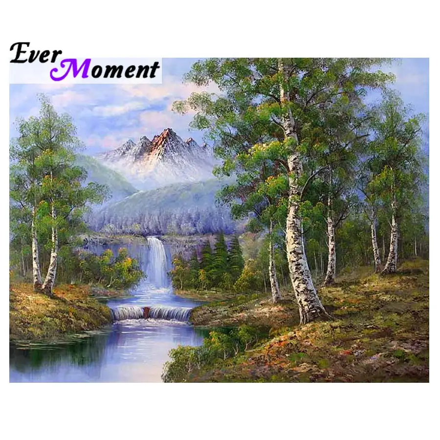 Ever Moment DIY 5D алмазная картина Живописный пейзаж полная Алмазная вышивка мозаика