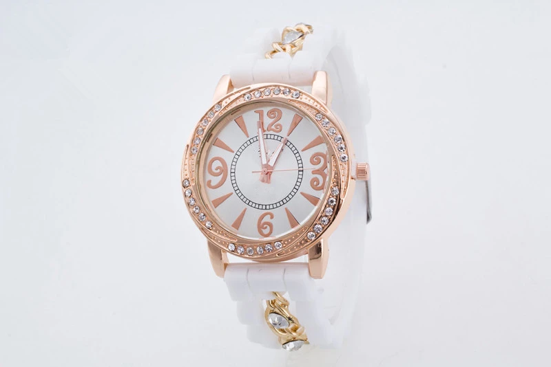 2018 фирменные модные силиконовые часы с кристаллами желе женские часы|feminino|feminino