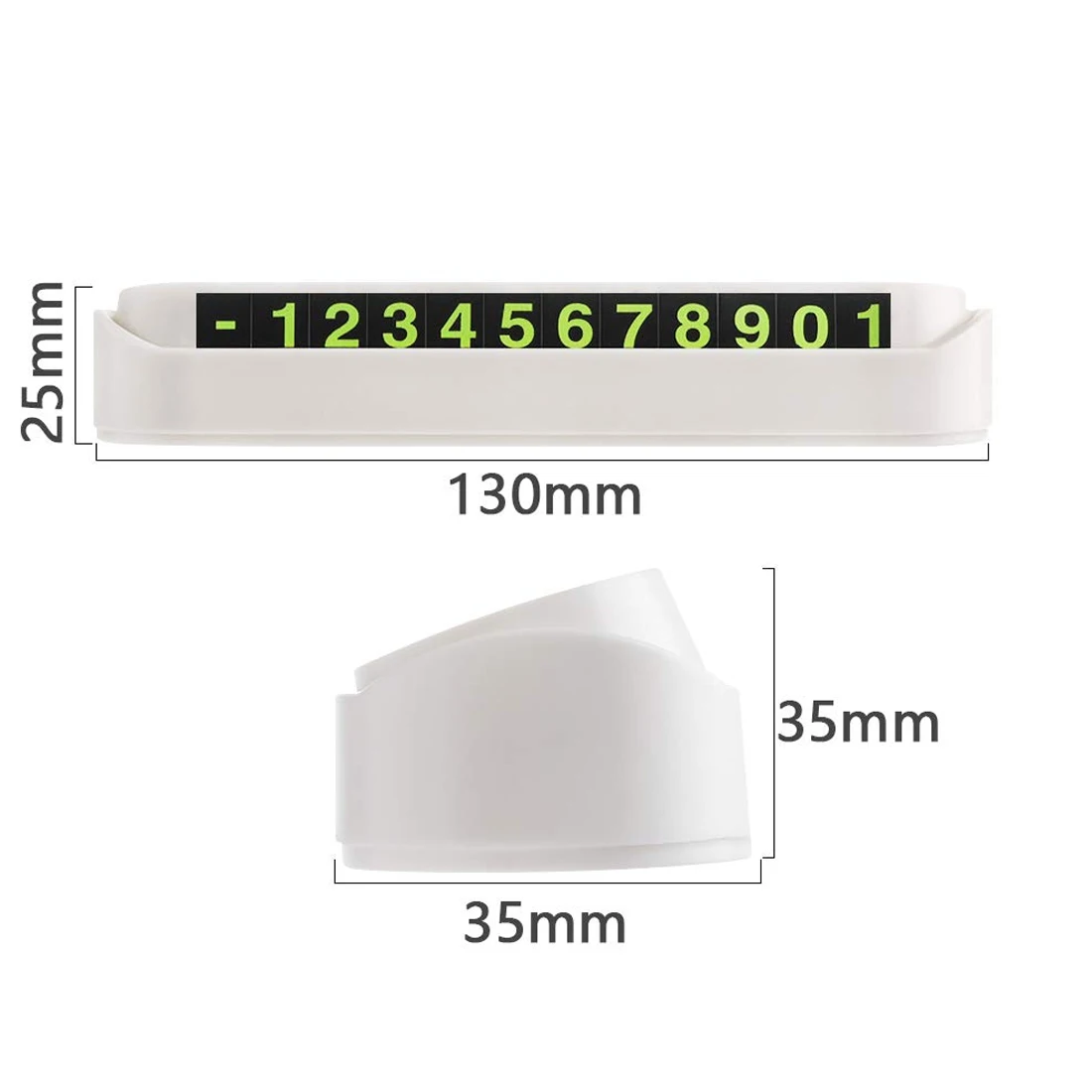 Карточка для парковки автомобиля табличка с номером телефона универсальная