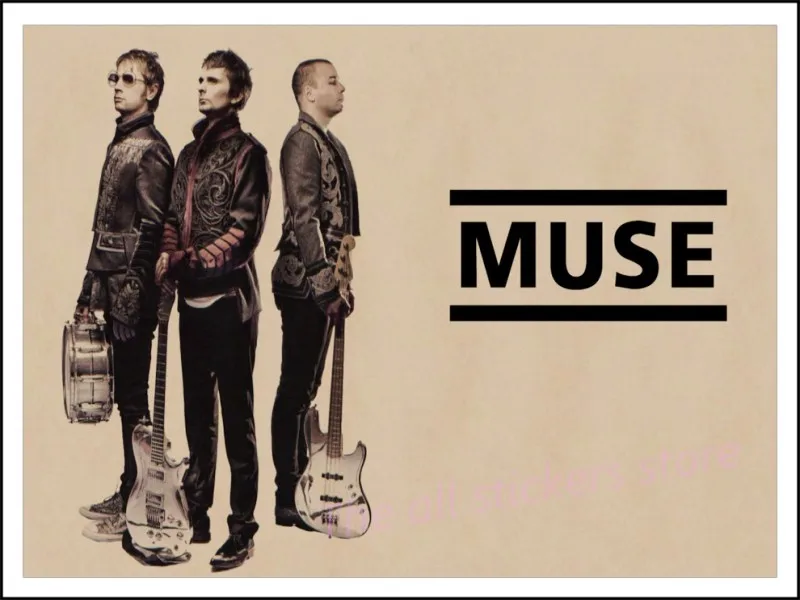Muse постер. muse рок музыка винтажный Ретро постер крафт бумага декоративная