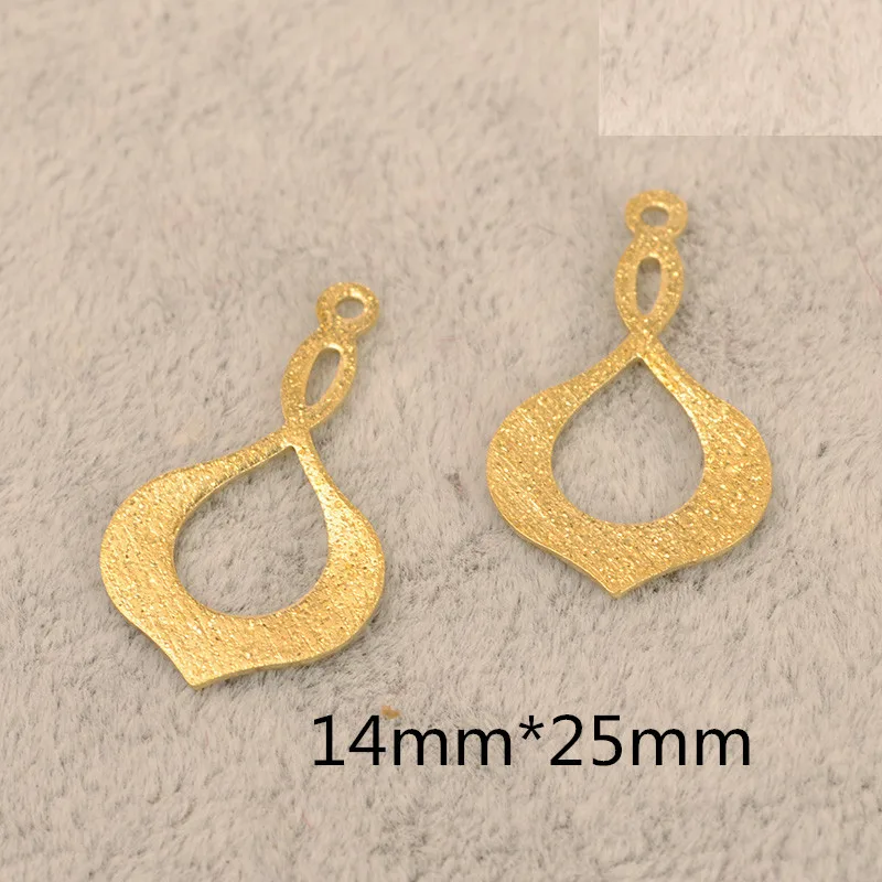 SEA MEW 100 шт модный металлический медный Кулон Шарм DIY серьги аксессуары для изготовления ювелирных изделий