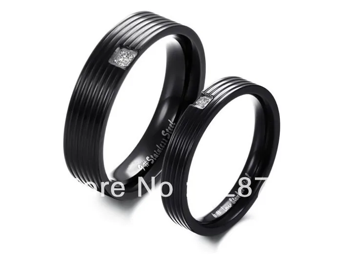 lover's gift stainless steel couple finger rings New Arrivel simple Ring GT043|ring zircon|ring armorring automotive |