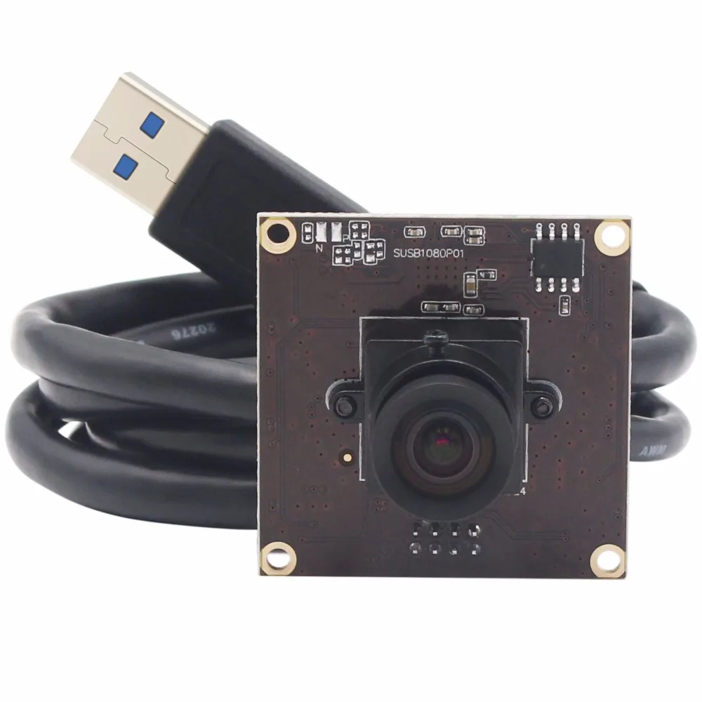 Фото Модуль камеры без искажений USB 1920 IMX291 высокая fps MJPEG 50 кадров в секунду 1080 * мини