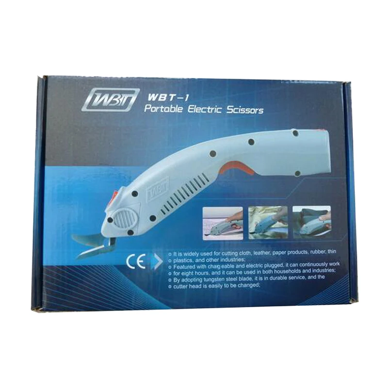1 шт WBT-1 Портативный электрические ножницы подходит для одежды резки производства линейные электрические ножницы 110/220 V