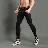 2019 spring summer new men gyms pants high elastic tight skinny fitness workout pants trousers leggings black pants