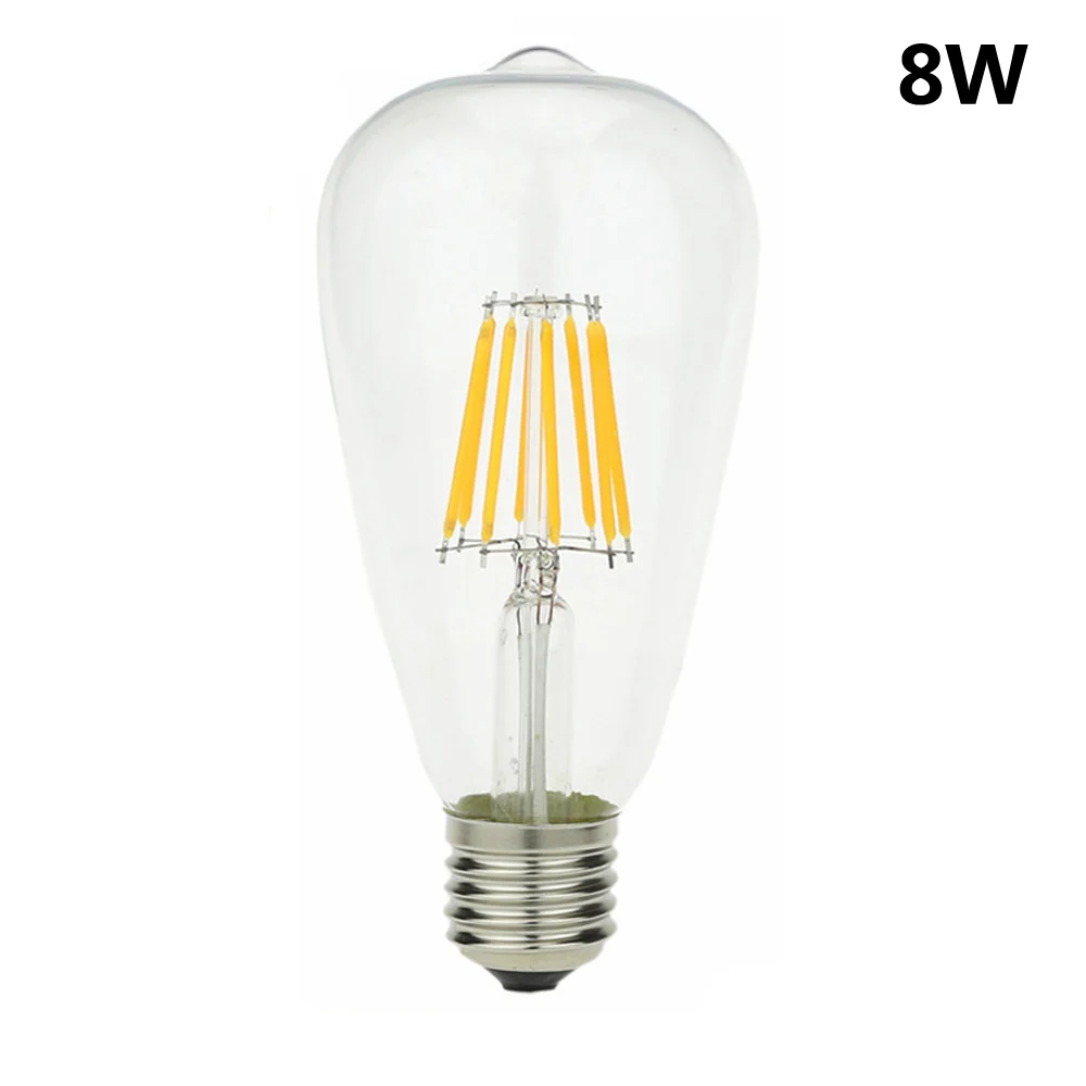 

Dimmable Led Edison Bulb Vintage Led Filament 8W ST64 E27 220V 110V Retro Edison Bulbs Led lamp Replace Incandescent Light 4pcs