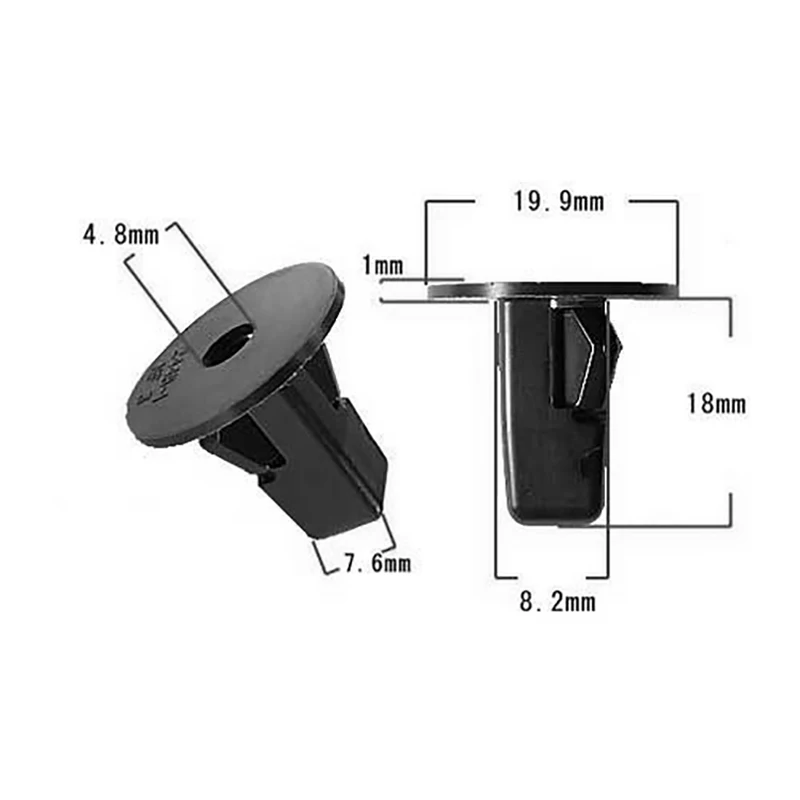 

20Pcs Car Front Rear Wheel Fender Liner Screw Grommet for Toyota Lexus Auto Plastic Rivet Fastener Clips 90189-06013 K55