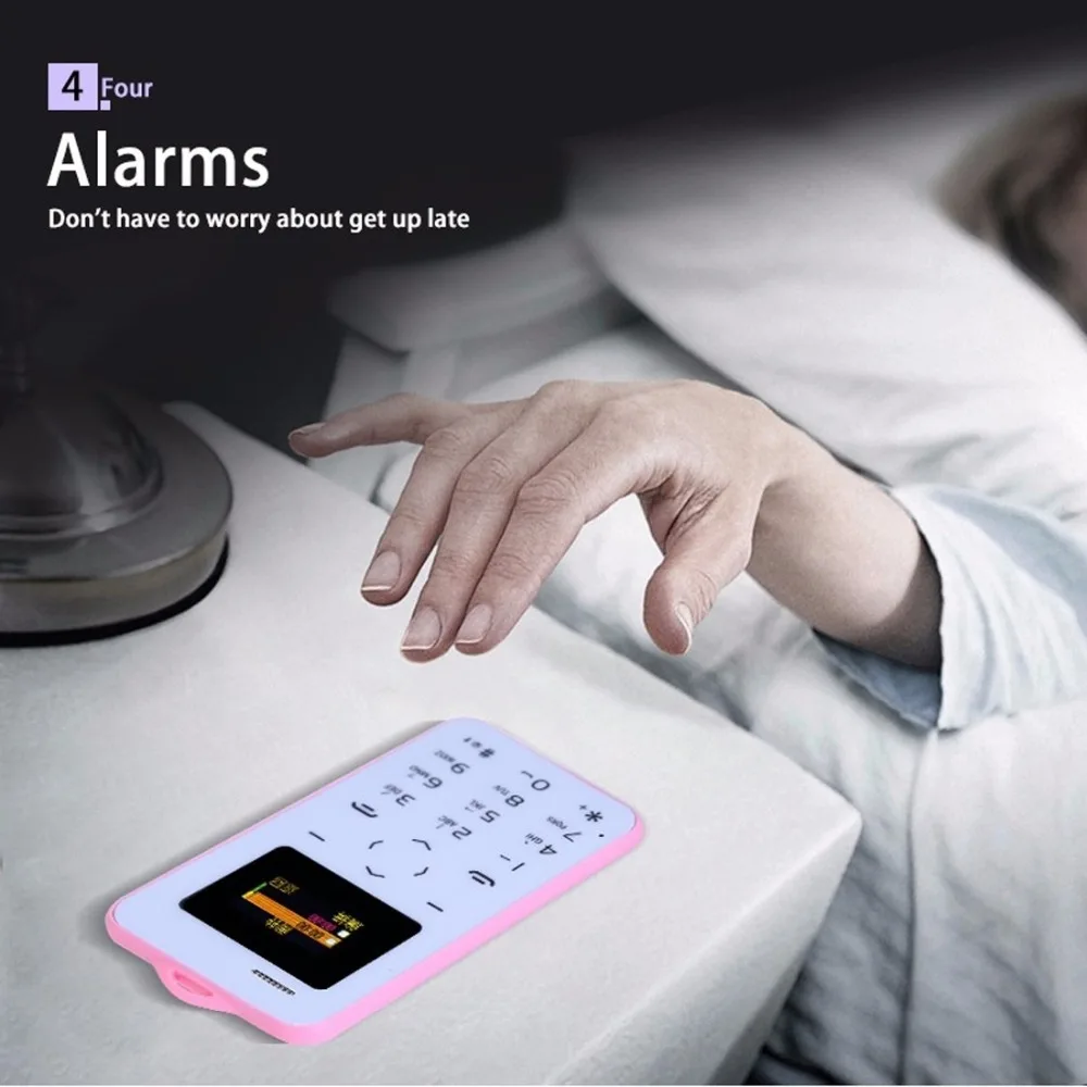 AEKU C6 карты мобильного телефона 2G 4 8 мм ультра тонкий Pocket Mini Slim телефон 0 96 дюймовый
