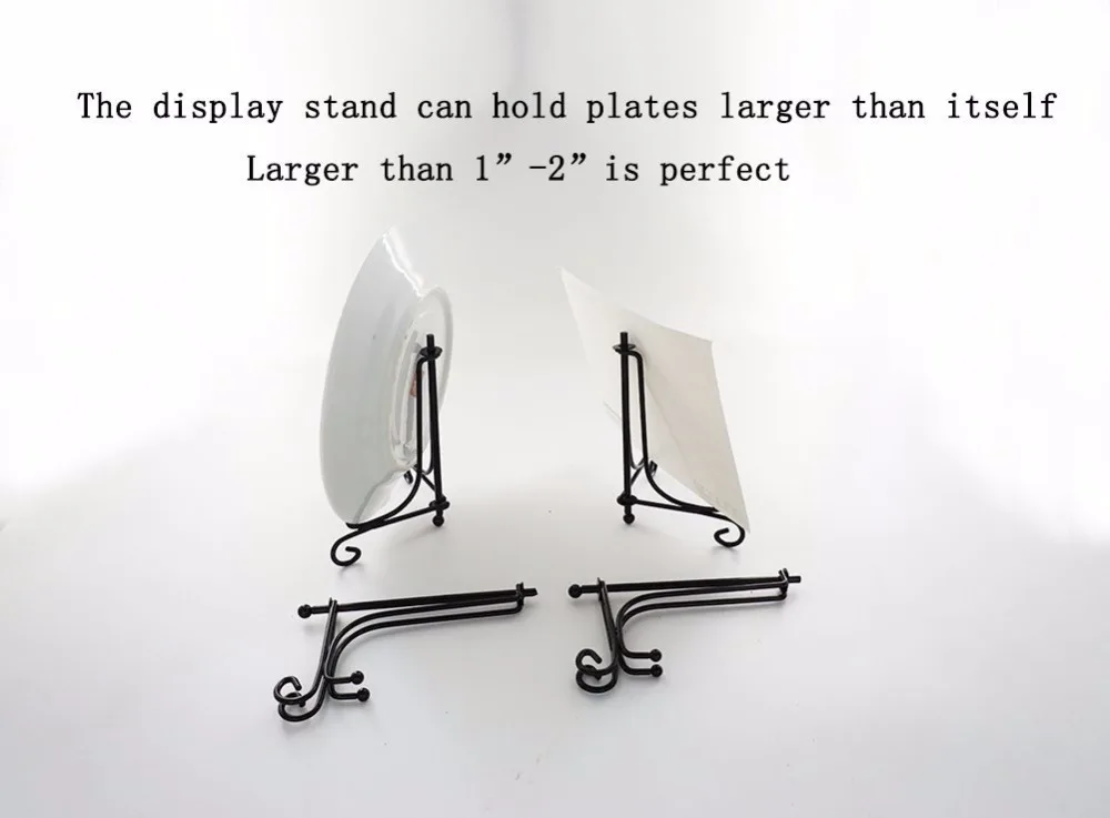 (2 упаковки) железная подставка для дисплея черная демонстрации мольберта