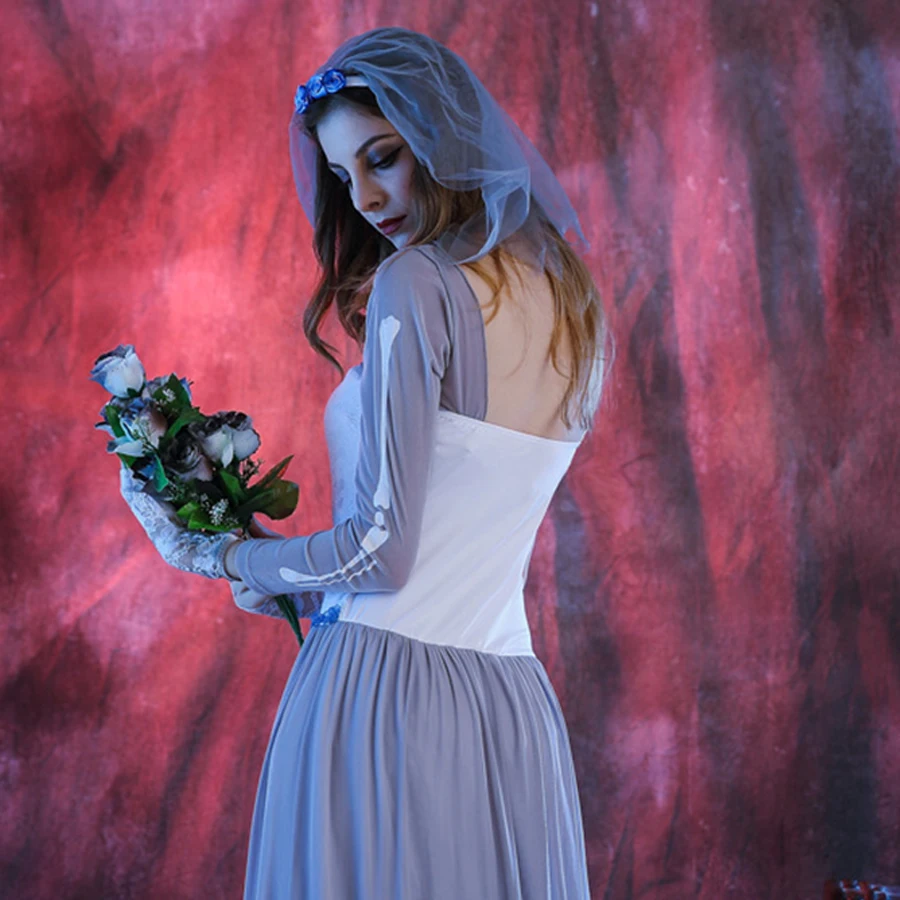 Призрак Труп невесты Хэллоуин костюмы для взрослых женщин 2016 Распродажа Клубная