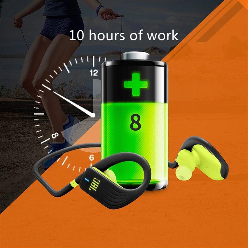 Водонепроницаемые Беспроводные спортивные наушники JBL Endurance Jump Ipx7 с пультом