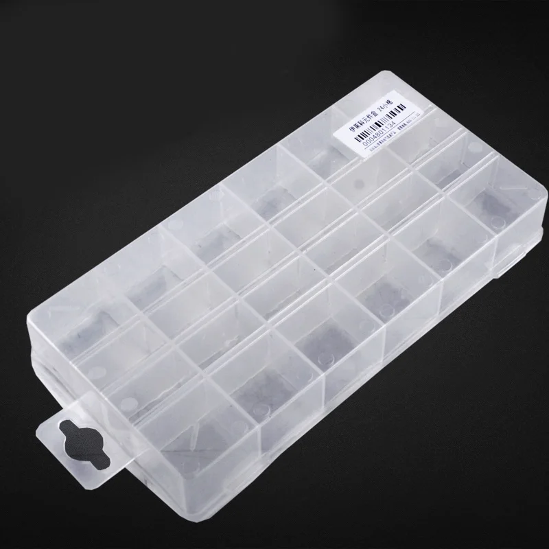 

24 Grids Subassembly Wrapper Plastic 200x105x30mm Storage Box