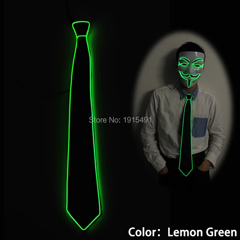 Новый бренд маскарадный декор светло зеленый неоновый светодиодный свет звук