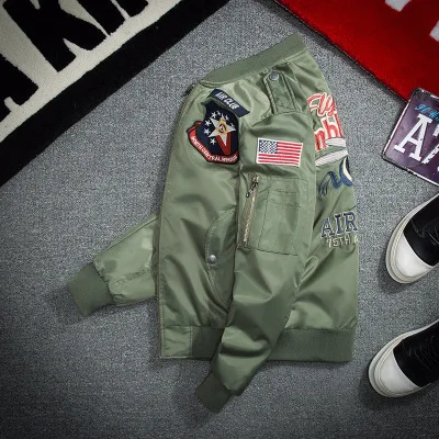 Jaqueta Masculina Men's Bomber Jacket and Coats Vintage Air Force Hip Hop Kanye West 2018 Autumn Windbreaker Streetwear D11 | Мужская