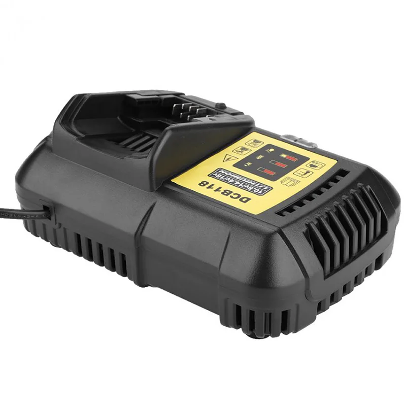 DCB118 литий-ионный аккумулятор зарядное устройство для Dewalt 10,8 V 12V 14,4 V 18V 20V MAX DCB105 DCB101 DCD780 батарея Разъем ЕС