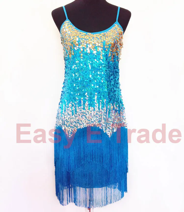 Женское бальное платье с бахромой для латинских танцев|latin dance costumes|latin dresscha cha |