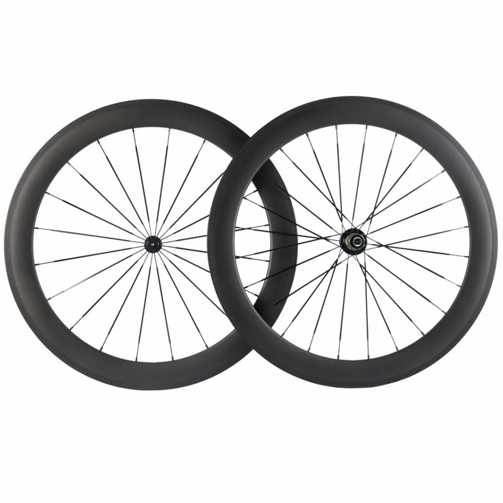 Factory Sales 700C Carbon Wheelset Tubular 38mm 50mm 60mm 88mm Carbon Bicycle Wheels Clincher Road Bike Wheels Basalt Braking