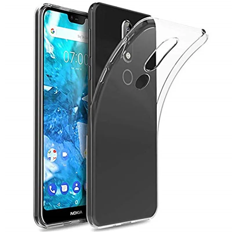 Мягкий прозрачный ТПУ силиконовый чехол для Nokia 5 1 Plus TA 1105 1108 1112 задняя крышка 86