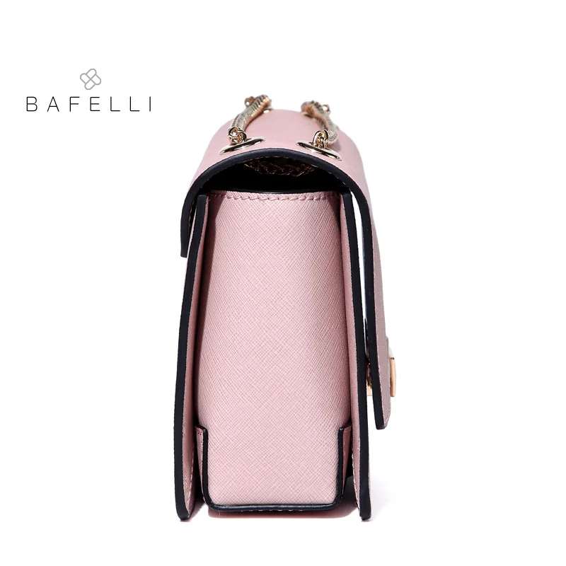 BAFELLI женская сумка через плечо разделенная кожа цепи для женщин bolsos mujer