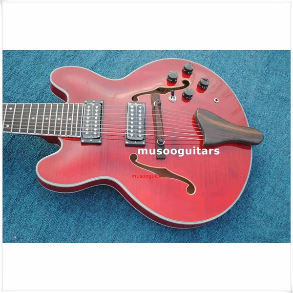Новый бренд электрическая 8 строка джазовой гитары|jazz guitar|brand guitarguitars brands |