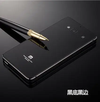 Для Xiaomi Redmi 2/2a чехол для телефона, роскошная алюминиевая металлическая рамка и закаленная стеклянная задняя крышка батарейного отсека для Xiaomi Redmi 2 Redmi 2a - Цвет: 4