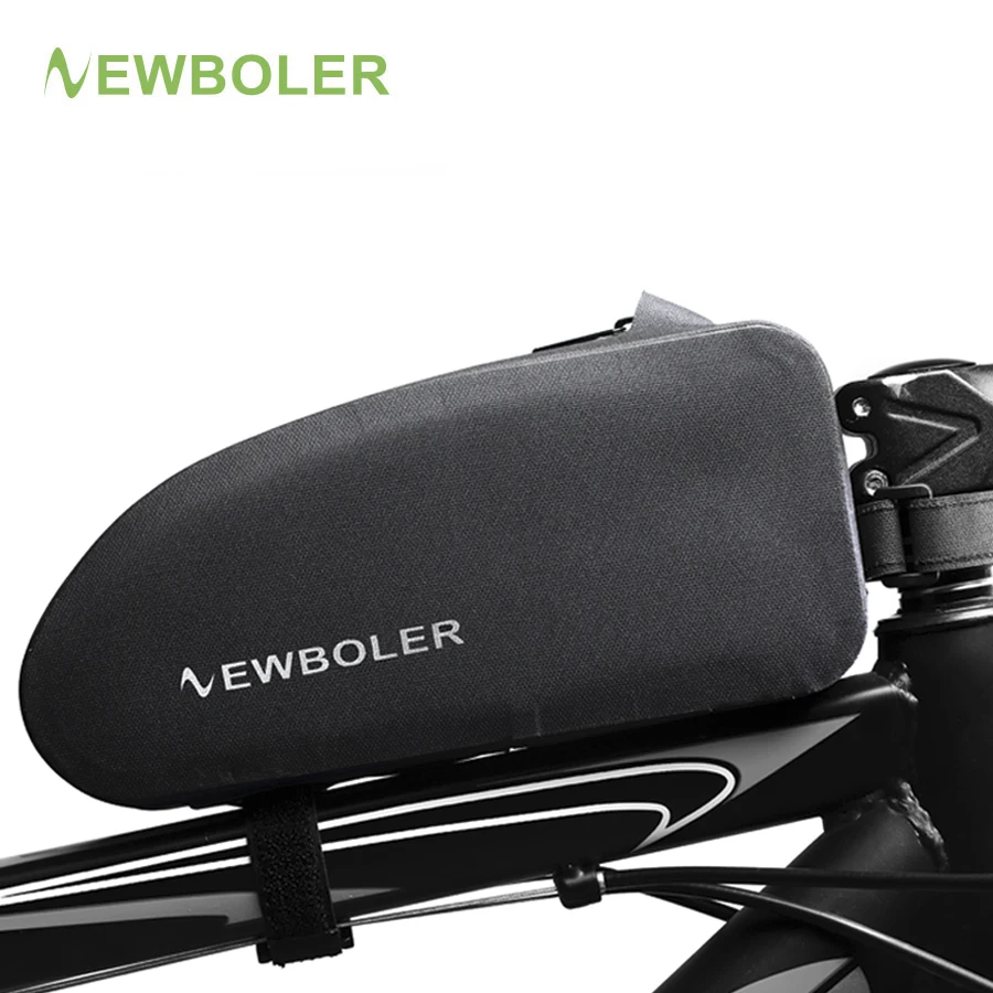 Сумка велосипедная NEWBOLER водонепроницаемая вместительная черная рама для горных