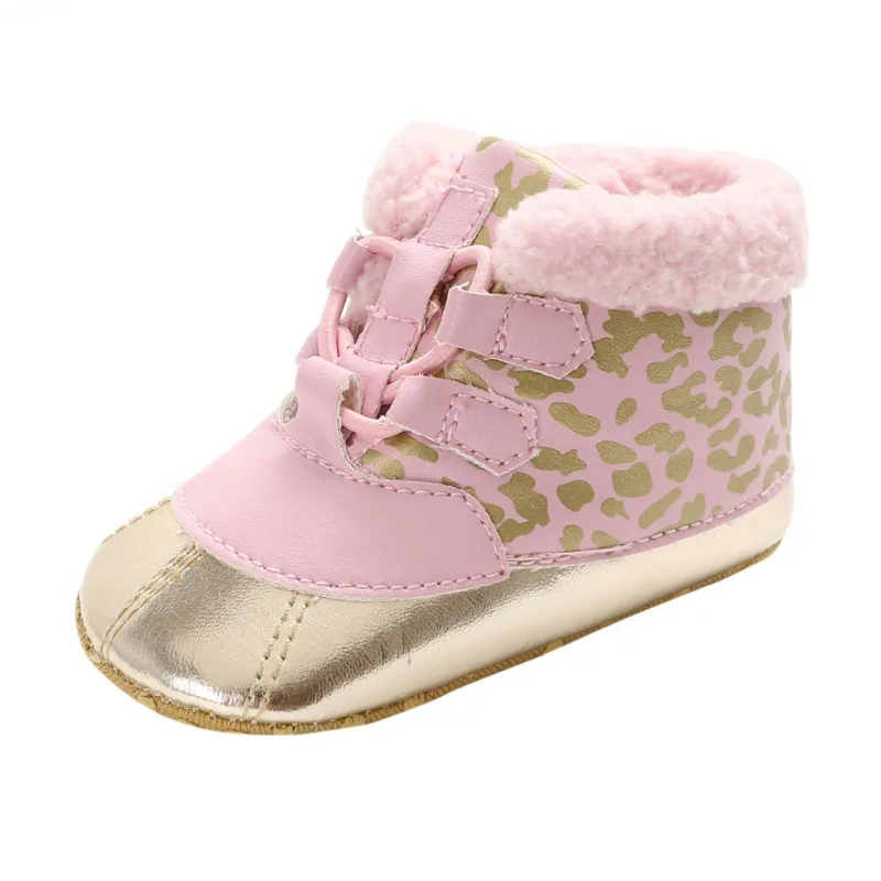 

Newborn Soft Sole Cotton Baby Boots New Hot Sale Warm Winter Baby Boy Shoes Comfortable Baby Girl Shoes