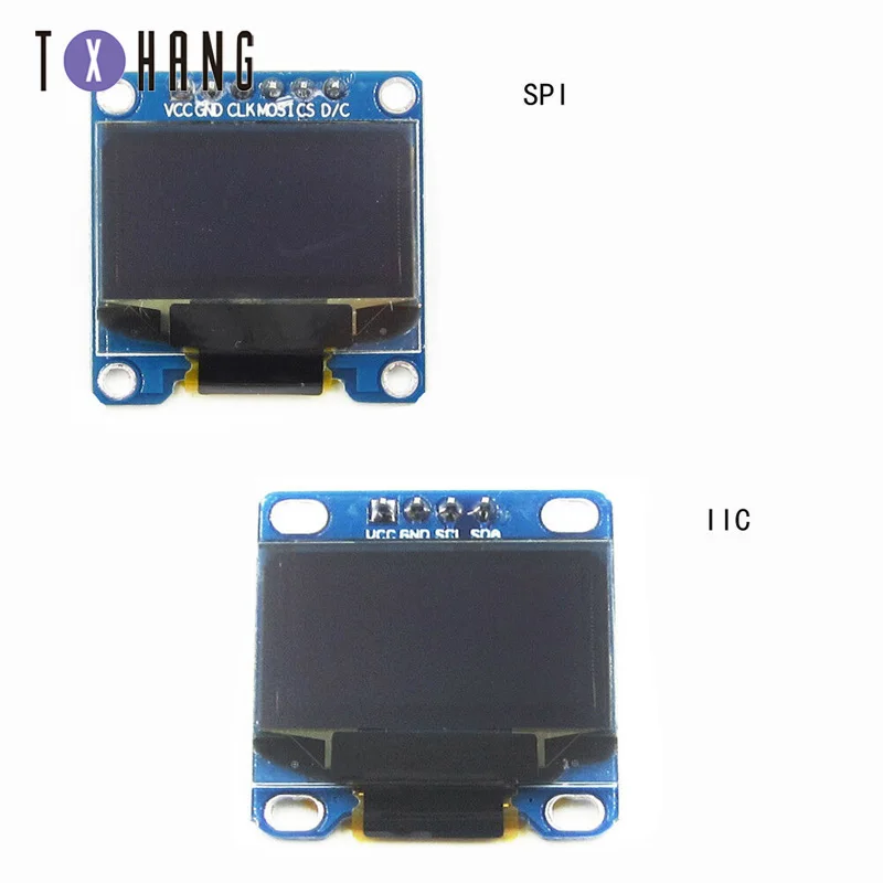 Последовательный белый OLED-дисплей 0 96 дюйма IIC 128X64 I2C SSD1306 12864 плата с ЖК-экраном GND