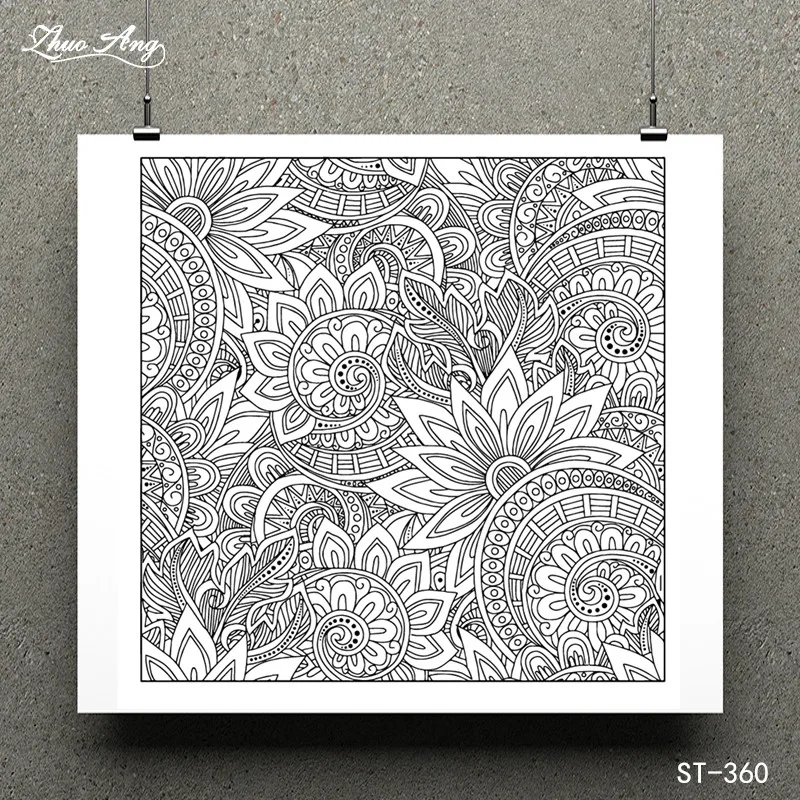 Fish Scale Design Clear Stamp for Scrapbooking Rubber Seal Paper Craft Stamps Card Making | Дом и сад