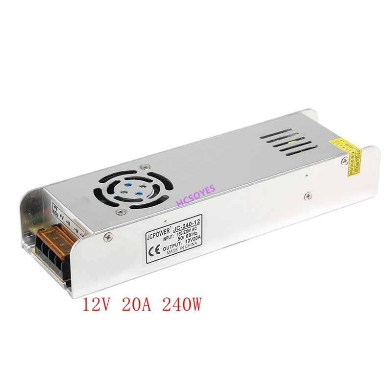 Блок питания светодиодный трансформатор 12 в пост. Тока 5A/10A/15A/20A/30A 60 Вт 100 120 150 180 200