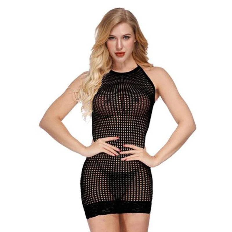 Style 7 Black Секс-товары, Сетчатое ажурное женское сексуальное нижнее белье, Прозрачное нижнее белье, эротическое платье Lenceria Erotica Mujer Sexi - Цвет: Style 7 Black