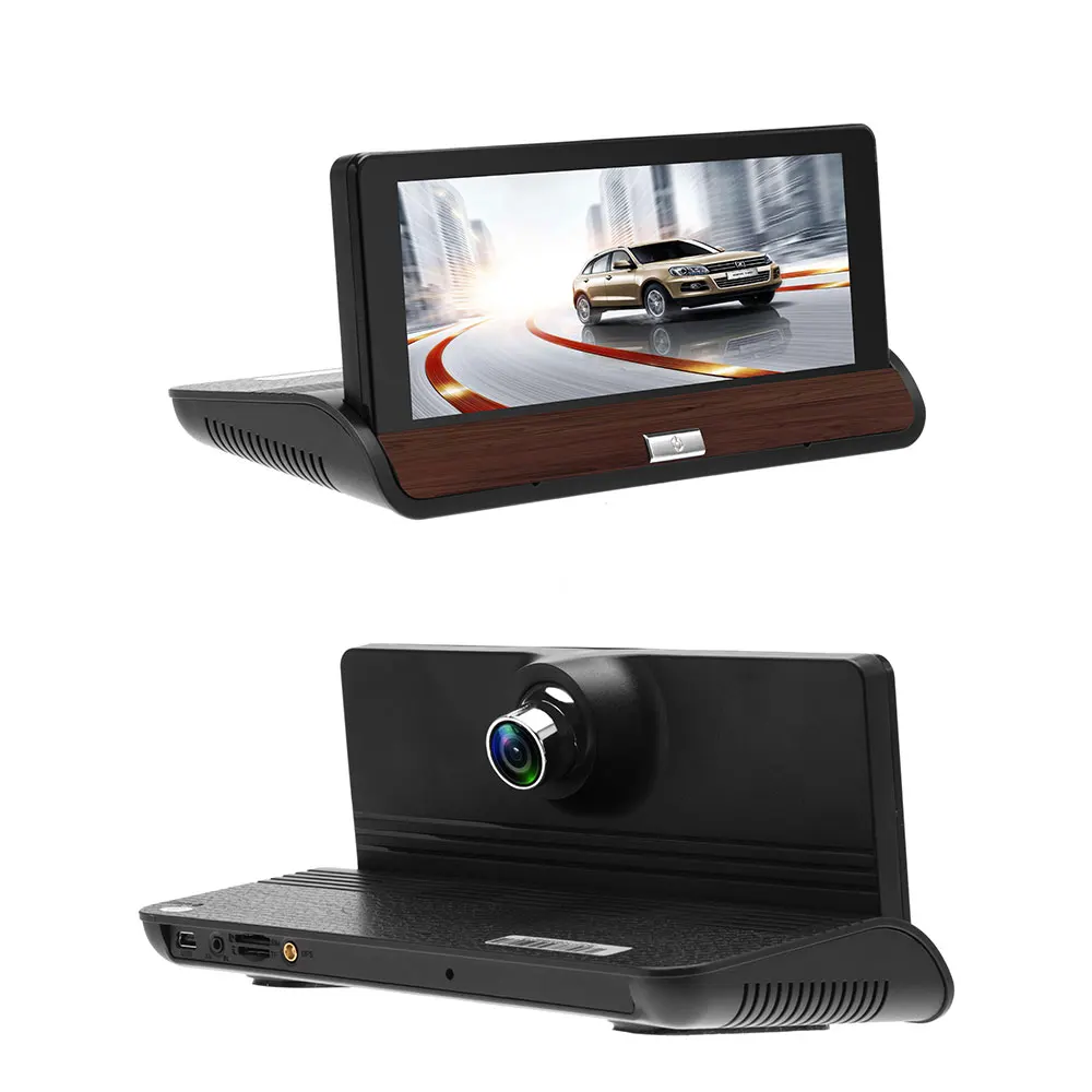 AMPrime 3g Автомобильный видеорегистратор Dashcam с сенсорным экраном 7 ''Android DVRs двойная камера gps навигация Bluetooth рекордер WiFi видеорегистратор