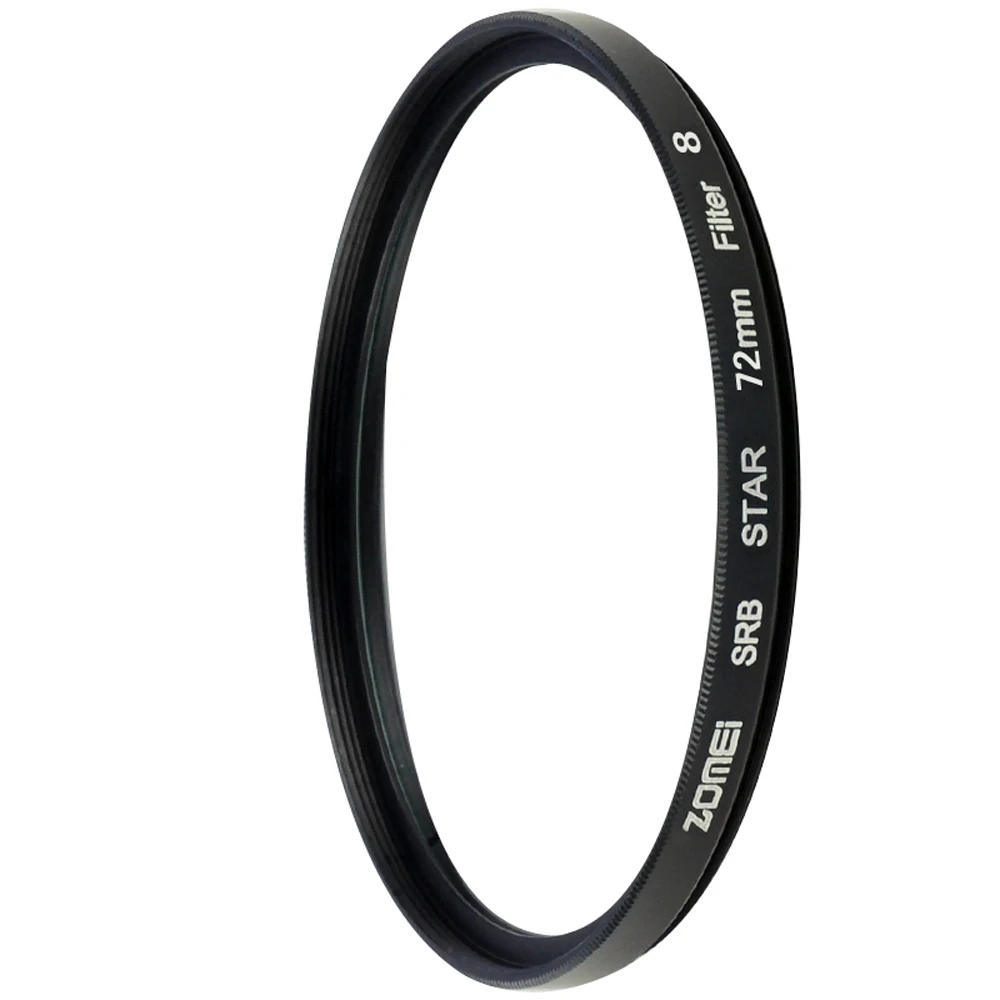 ZOMEI Брендированный 72 мм Звездный 8 точек 6PT Фильтр Звездный эффект Крестовидное сияние Мерцающий объектив для Canon Nikon D3200 D5100 Бесплатная доставка.
