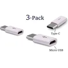 Адаптер для зарядки и передачи данных USB Type-C в Micro USB, адаптер для Huawei P9, LG G5, Xiaomi mi5, 4c, mi5s plus, Meizu Pro6, 3 шт.