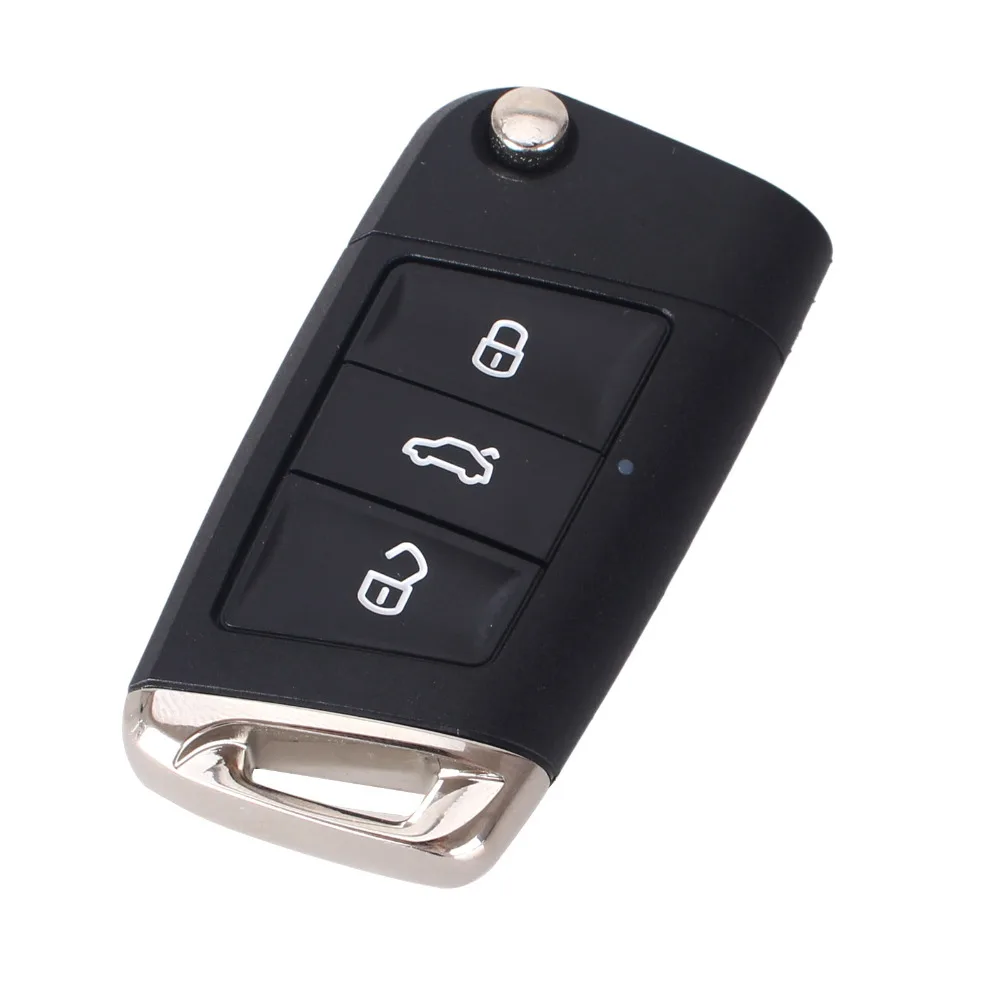 DANDKEY 10p 3B модификация флип чехол для автомобильного ключа Fob Volkswagen VW Golf 7 Jetta Passat Beetle