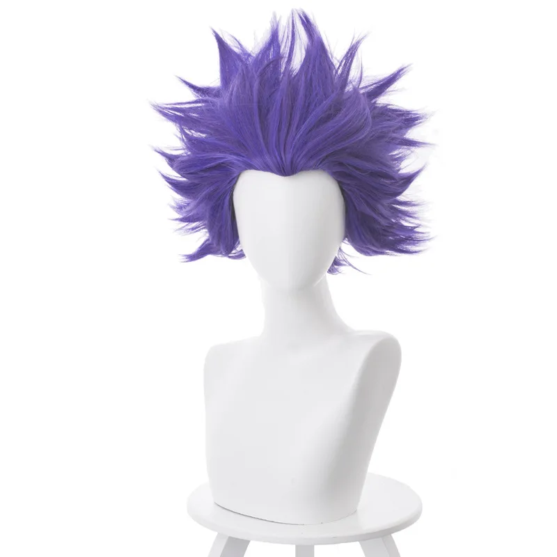 My Hero academic Boku no Shinsou Hitoshi парик для мужчин и женщин короткие фиолетовые волосы