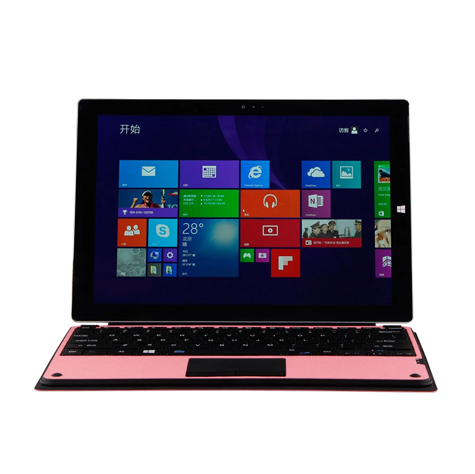 Для Microsoft Surface Pro 3/Pro 4 Беспроводная bluetooth клавиатура чехол для 3 планшет флип с