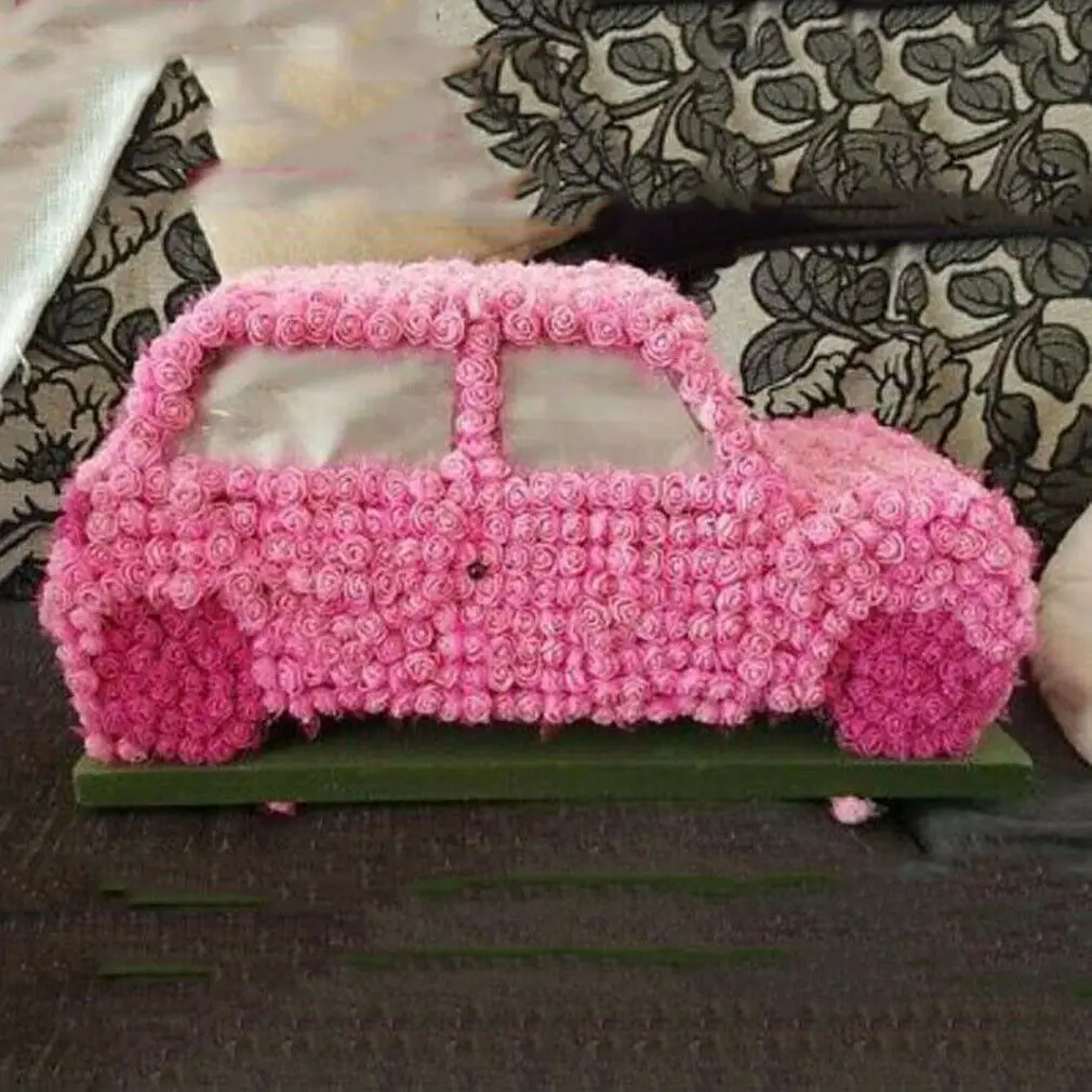 144 шт./пакет мини пенопластовая Роза искусственные цветочные головки декор для