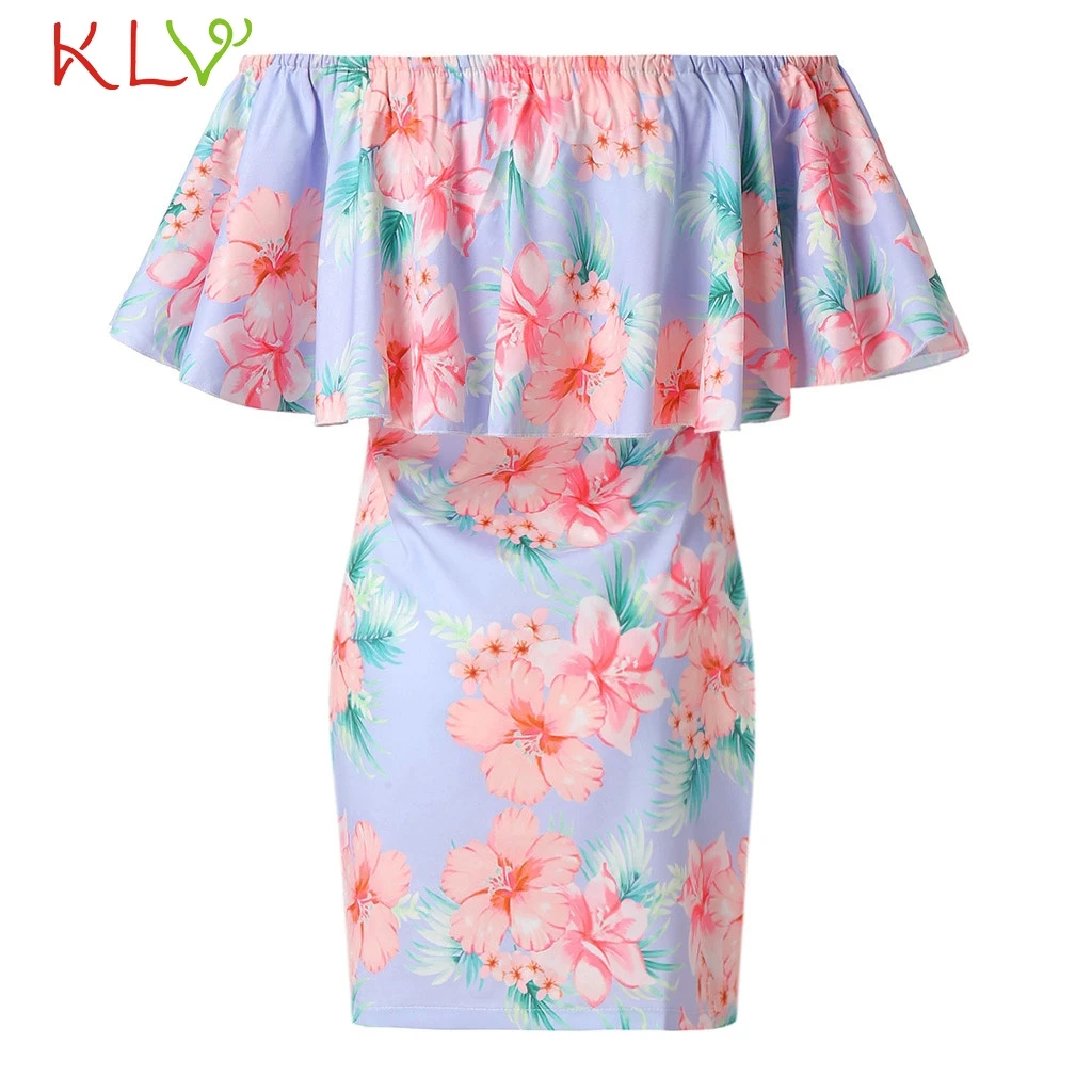 Женское облегающее платье элегантное сексуальное с оборками и открытыми плечами