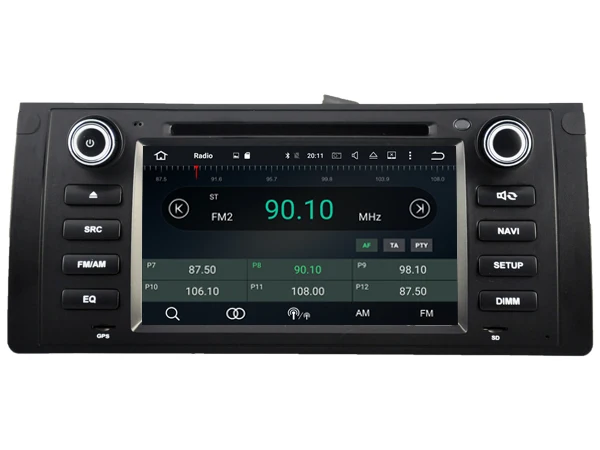 4G RAM Octa (8) Core Android 8 0 автомобильный dvd плеер для BMW X5/E53 (2000 2007) аудио gps головное